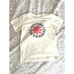 Red Hot Chili Peppers Toddler Band Tee 2T White